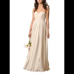 Jenny Yoo Aidan Convertible Strapless Chiffon Gown